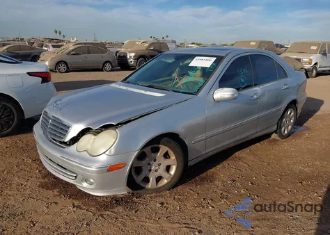 2006 Mercedes-Benz C 280 Luxury from USA, damaged, VIN WDBRF54H56A860612